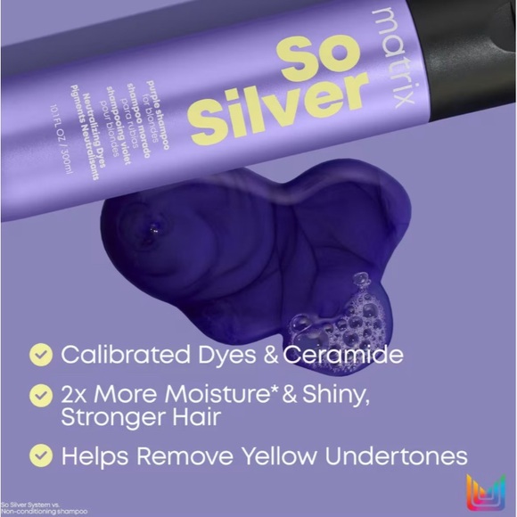 Matrix So Silver set. Shampoo Conditioner 10.1 Fl oz ALL IN ONE leave in 6.8floz - Picture 2 of 7